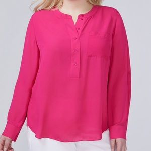 LANE BRYANT LONG SLEEVE SOFT SHIRT